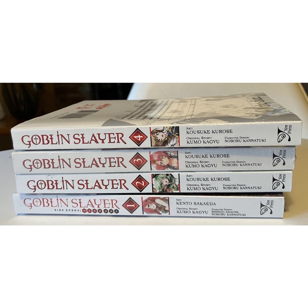 Goblin Slayer Volumes 1-4 Manga Graphic Novels English. Vols 1 & 3 NEW!